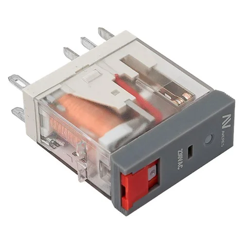 Реле промежуточное с кнопкой и мех. индикацией RPAt 22/2 8А 230В AC EKF rpat-22-2-230AC Реле промежуточное с кнопкой и мех. индикацией RPAt 22/2 8А 230В AC EKF rpat-22-2-230AC