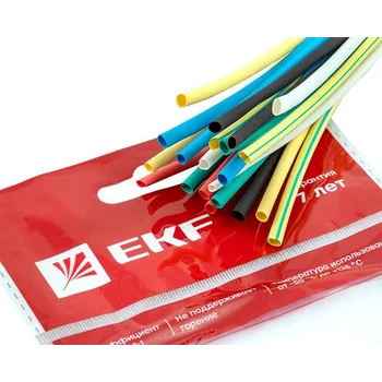 Набор трубок термоусадочных ТУТ нг тонкостен. 2/1 (7 цветов по 3шт 100мм) EKF tut-n-2 Набор трубок термоусадочных ТУТ нг тонкостен. 2/1 (7 цветов по 3шт 100мм) EKF tut-n-2