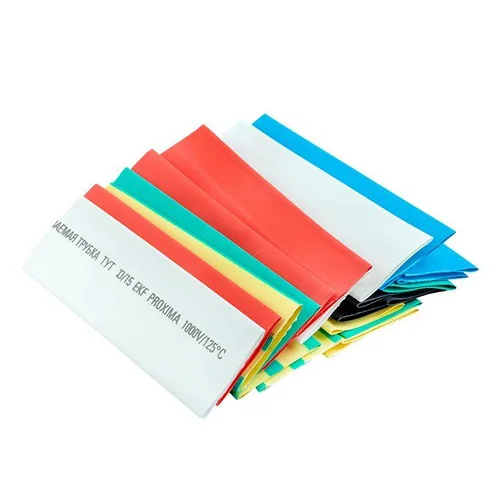 Набор трубок термоусадочных ТУТ нг тонкостен. 20/10 (7 цветов по 3шт 100мм) EKF tut-n-20 Набор трубок термоусадочных ТУТ нг тонкостен. 20/10 (7 цветов по 3шт 100мм) EKF tut-n-20