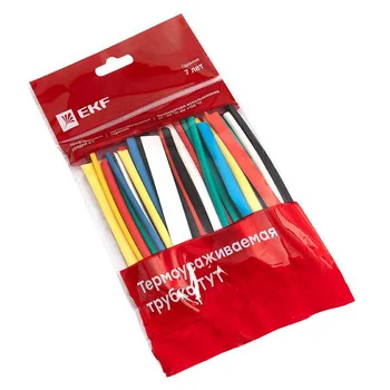 Набор трубок термоусадочных ТУТ 3/1.5; 4/2; 5/2.5; 6/3; 8/4 (6 цветов по 5шт 100мм) PROxima EKF tut- Набор трубок термоусадочных ТУТ 3/1.5; 4/2; 5/2.5; 6/3; 8/4 (6 цветов по 5шт 100мм) PROxima EKF tut-