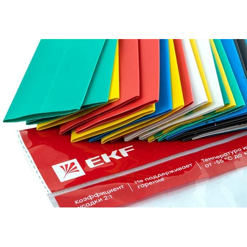 Набор трубок термоусадочных ТУТ нг тонкостен. 30/15 (7 цветов по 3шт 100мм) EKF tut-n-30 Набор трубок термоусадочных ТУТ нг тонкостен. 30/15 (7 цветов по 3шт 100мм) EKF tut-n-30