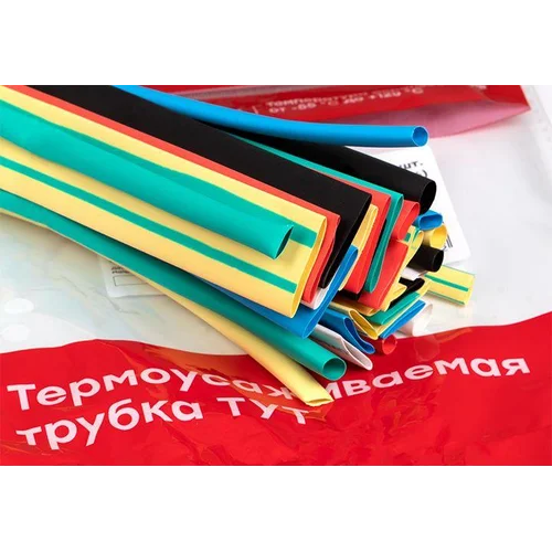Набор трубок термоусадочных ТУТ 4/2; 6/3; 8/4; 10/5; 12/6 (7 цветов по 5шт 100мм) PROxima EKF tut-n- Набор трубок термоусадочных ТУТ 4/2; 6/3; 8/4; 10/5; 12/6 (7 цветов по 5шт 100мм) PROxima EKF tut-n-