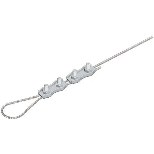 Зажим для троса двойной Duplex (3мм) EKF zdtd-3