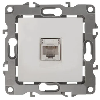 Розетка компьютерная Эра12 12-3107-01 RJ45 бел. Эра Б0014723 Розетка компьютерная Эра12 12-3107-01 RJ45 бел. Эра Б0014723