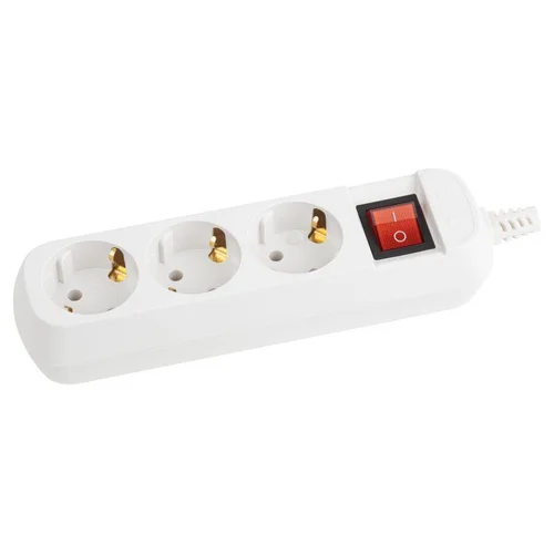 Колодка удлинителя 3-м с заземл. KX-3es с выкл. Эра Б0028342