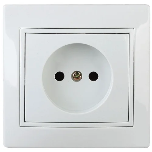 Розетка 1-м СП Plano 1-201-01 16А IP20 250В 2P бел. Intro Б0053859