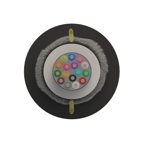 Дроп-кабель круглый, с центральной трубкой, усиленстеклонитями, 16 волокон, SM 9/125, G.657.A1, полиэтилен, 1 кН Дроп-кабель круглый, с центральной трубкой, усиленстеклонитями, 16 волокон, SM 9/125, G.657.A1, полиэтилен, 1 кН