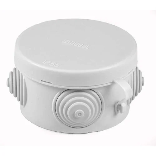 Коробка распределительная ОП 65х40мм IP55 HEGEL КР2601 Коробка распределительная ОП 65х40мм IP55 HEGEL КР2601